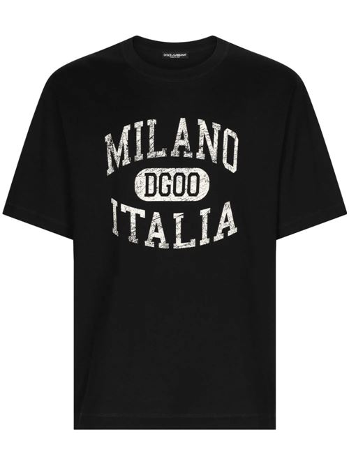 T-shirt stampa logo Dolce & Gabbana | G8PN9TG7NPVN0000